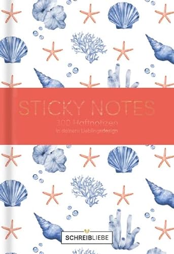 Sticky Notes Maritim - 10,5 cm x 15,2 cm - Korsch-Verlag - vegan - SchreibLiebe von Korsch Verlag