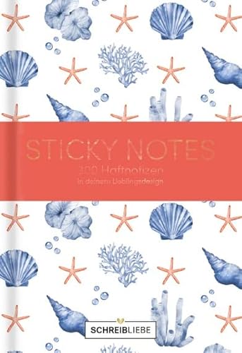 Sticky Notes Maritim - 10,5 cm x 15,2 cm - Korsch-Verlag - vegan - SchreibLiebe von Korsch Verlag