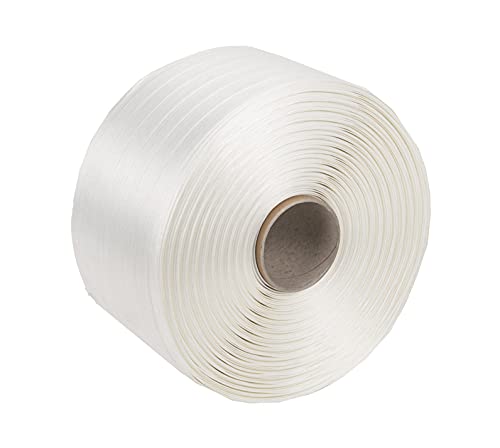 Kortpack | 1 Rolle 16mm Polyester Umreifungsband | 850mtr | Zugfestigkeit: 450KG | Kerndurchmesser: 76mm. (031.0201) von Kortpack