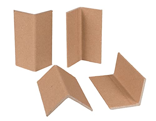 1000 x Kantenschutzwinkel Ecke von 10 cm lang, 45 x 45 mm x 3 mm von Kortpack