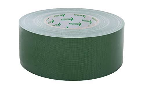 Kortpack Nichiban Gaffa Tape Grün | 50 mm x 50 m | 1 Rolle | Starkes und Vielseitiges Klebeband für Reparaturen, Handwerk und Markierungen von Kortpack