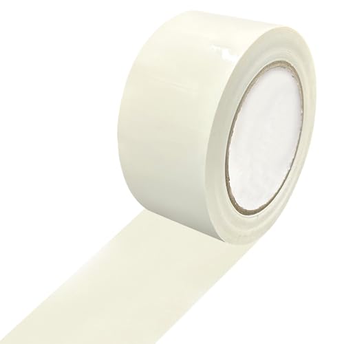 Korysnew PVC Bodenmarkierungsband, Selbstklebendes PVC Band, 50 mm x 33 m, Professionelles Klebeband Weiß, Hoch Reißfest, für Warnung, Abgrenzung, Positionierung und Zonierung Korysnew PVC Bodenmarkierungsband, Selbstklebendes PVC Band, 50 mm x 33 m, Professionelles Klebeband Weiß, Hoch Reißfest, für Warnung, Abgrenzung, Positionierung und Zonierung von Korysnew