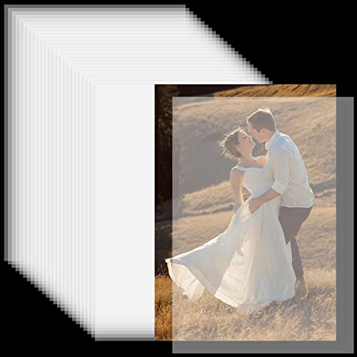 Kosiz 300 Blatt durchscheinendes Pergamentpapier 12,7 x 17,8 cm für Hochzeitseinladungen Save the Date Karten bedruckbares Transparentpapier klares Pergamentpapier für DIY Hochzeit Empfang Einladungen von Kosiz