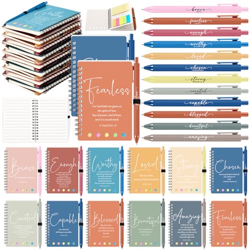 Kosiz 36 Sets christliche Geschenke, Großpackung für Damen und Herren, inspirierende Bibelvers-Notizbücher, Gebetstagebücher und Ermutigung, Kugelschreiber, Spiral-Tagebücher für Sonntagsschule Kosiz 36 Sets christliche Geschenke, Großpackung für Damen und Herren, inspirierende Bibelvers-Notizbücher, Gebetstagebücher und Ermutigung, Kugelschreiber, Spiral-Tagebücher für Sonntagsschule von Kosiz