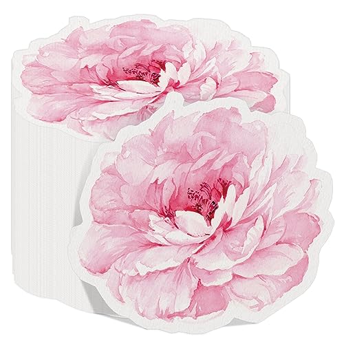 Kosiz Papierservietten, Blumenform, Cocktail-Servietten, Frühling, Einweggäste, dekoratives Papiergeschirr für Frauen, Hochzeit, Geburtstag, Muttertag, Partydekoration, 100 Stück Kosiz Papierservietten, Blumenform, Cocktail-Servietten, Frühling, Einweggäste, dekoratives Papiergeschirr für Frauen, Hochzeit, Geburtstag, Muttertag, Partydekoration, 100 Stück von Kosiz