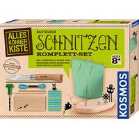 KOSMOS Bastelset Schnitzen Komplett-Set mehrfarbig von Kosmos