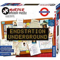 KOSMOS Murder Mystery Puzzle - Endstation Underground Geschicklichkeitsspiel von Kosmos