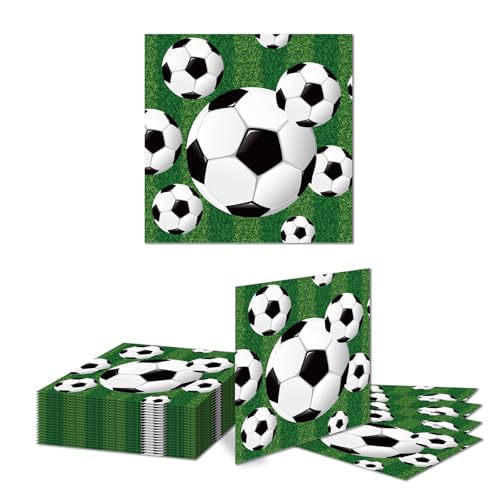 Kotkiddy 20 Stück Fußball Party Zubehör Fußball Geburtstags Party Servietten Papier Servietten Sport Thema Party Mittagessen Servietten Dekorationen Party Geschenk Set Kotkiddy 20 Stück Fußball Party Zubehör Fußball Geburtstags Party Servietten Papier Servietten Sport Thema Party Mittagessen Servietten Dekorationen Party Geschenk Set von Kotkiddy