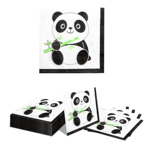 Kotkiddy 20 Stück Panda Servietten, Kindergeburtstag Deko, Panda Geburtstag Servietten, Kindergeburtstag Geburtstag Servietten Panda 33x33cm für Jungen Tischdeko Party Deko Kotkiddy 20 Stück Panda Servietten, Kindergeburtstag Deko, Panda Geburtstag Servietten, Kindergeburtstag Geburtstag Servietten Panda 33x33cm für Jungen Tischdeko Party Deko von Kotkiddy