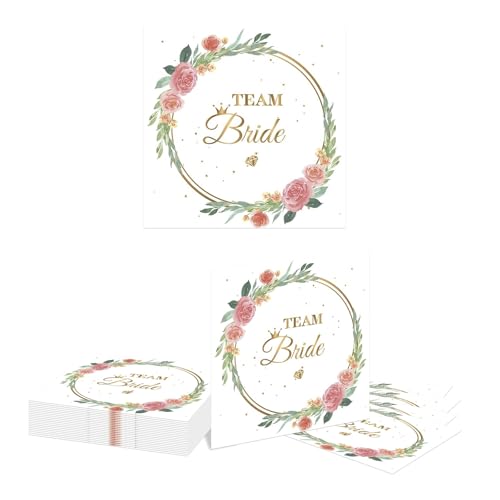 Kotkiddy 20 “Team Bride” Servietten, Dickes & Saugfähiges Papier, Junggesellen Party, Frauen, Dekoration für Frauen, Party Dekoration, Tisch servietten Kotkiddy 20 “Team Bride” Servietten, Dickes & Saugfähiges Papier, Junggesellen Party, Frauen, Dekoration für Frauen, Party Dekoration, Tisch servietten von Kotkiddy