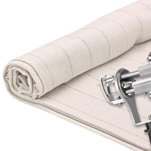 Kotsy 1 m x 5 m Primär-Strickstoff, Tufting Cloth Rückenstoff für primäre Strähnen mit Pistolen, Breite 5 m mit Führungslinie Kotsy 1 m x 5 m Primär-Strickstoff, Tufting Cloth Rückenstoff für primäre Strähnen mit Pistolen, Breite 5 m mit Führungslinie von Kotsy