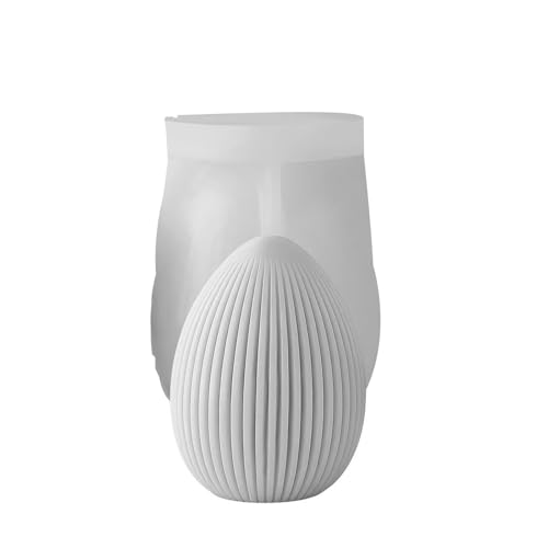 1/2 Stücke 2 Stile Silikonform Ostern, GießFormen Silikon, Silikonformen GießFormen Ostern, Kerzenformen Zum GießEn, Silikonforms Osterhase, Silikonform Osterei (B-Ei) von Kouamor