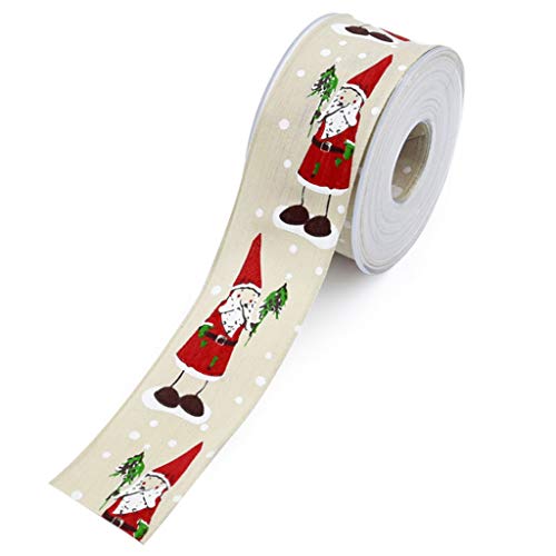 Koungyun Weihnachtsband mit Draht, Polyester, durchscheinend, glitzernd, bunte Schneeflocken, Basteln, 10 m Koungyun Weihnachtsband mit Draht, Polyester, durchscheinend, glitzernd, bunte Schneeflocken, Basteln, 10 m von Koungyun