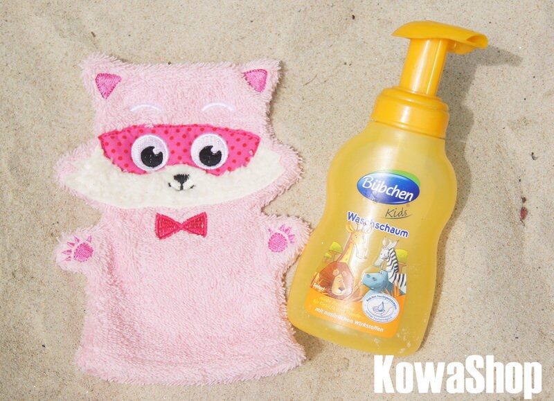Waschhandschuh Waschbär Rosa Waschhandschuh Waschbär Rosa von KowaShopHandgemacht