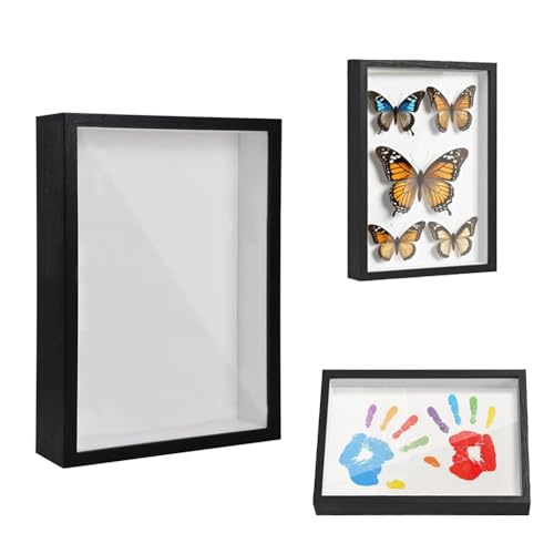 3D Bilderrahmen zum Befüllen, Bilderrahmen Tief Hölzern bis 3cm, Tiefer Bilderrahmen zum Befüllen für Objekte, Blumen, Hochzeitsgeschenk oder Erinnerungsstücke 21 x 29.7 cm Schwarz 3D Bilderrahmen zum Befüllen, Bilderrahmen Tief Hölzern bis 3cm, Tiefer Bilderrahmen zum Befüllen für Objekte, Blumen, Hochzeitsgeschenk oder Erinnerungsstücke 21 x 29.7 cm Schwarz von Kozdtiz