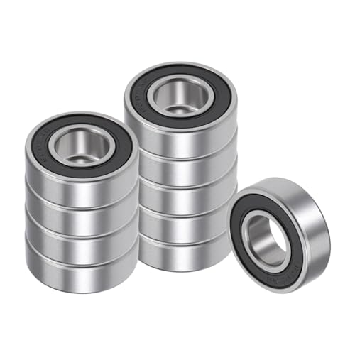 Kozelo 10 Stück Rillenkugellager - [5/8 Zoll x 35mm x 11mm] Chromstahlkugel für Motoren, Maschinenwerkzeuge, Getriebe, Doppelte Dichtung ABEC1 von Kozelo