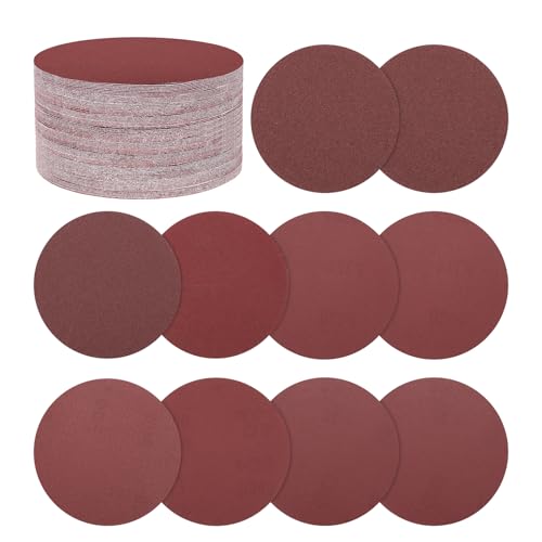 Kozelo 100er Pack Schleifscheiben-Set 100mm 4 Zoll 40/60/80/120/180/240/320/400/600/800 Körnung Klett- und Schleifpapier für Trockenbauschleifer Holz Metall Kozelo 100er Pack Schleifscheiben-Set 100mm 4 Zoll 40/60/80/120/180/240/320/400/600/800 Körnung Klett- und Schleifpapier für Trockenbauschleifer Holz Metall von Kozelo