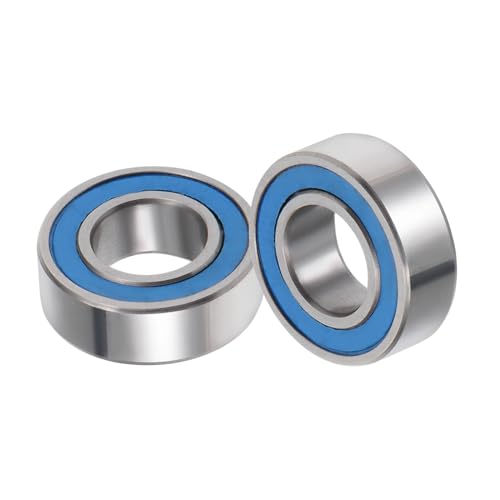 Kozelo 2 Stück MR126-2RS Rillenkugellager - [6mm x 12mm x 4mm] Chromstahlkugeln für Motoren, Maschinenwerkzeuggetriebe, doppelt abgedichtet von Kozelo