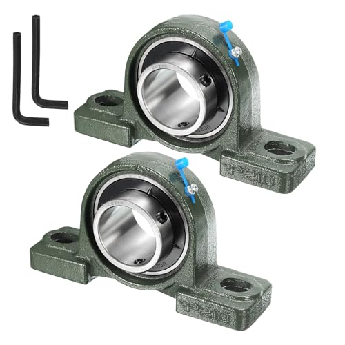 Kozelo 2 Stück UCP210 Stehlager 50mm Bohrung Selbstausrichtung, massiver Gusseisensockel mit Chromstahl-Lagern montiert Kozelo 2 Stück UCP210 Stehlager 50mm Bohrung Selbstausrichtung, massiver Gusseisensockel mit Chromstahl-Lagern montiert von Kozelo