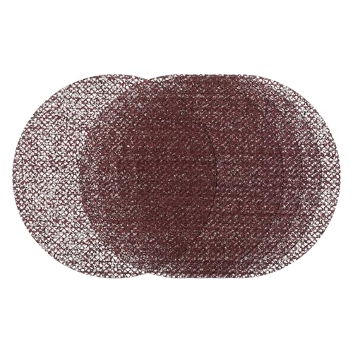 Kozelo 25 Stück Gitter-Schleifscheiben 76 mm 40er Körnung Klettverschluss Orbital-Schleifpapier Geeignet Für Trockenbau-Schleifer Holz Metall Möbel von Kozelo