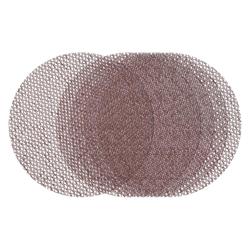 Kozelo 3 Stück Gitter Schleifscheiben 50 mm 320 Körnung Klettverschluss Orbital Schleifpapier Geeignet Für Trockenbau Schleifer Holz Metall Möbel Kozelo 3 Stück Gitter Schleifscheiben 50 mm 320 Körnung Klettverschluss Orbital Schleifpapier Geeignet Für Trockenbau Schleifer Holz Metall Möbel von Kozelo