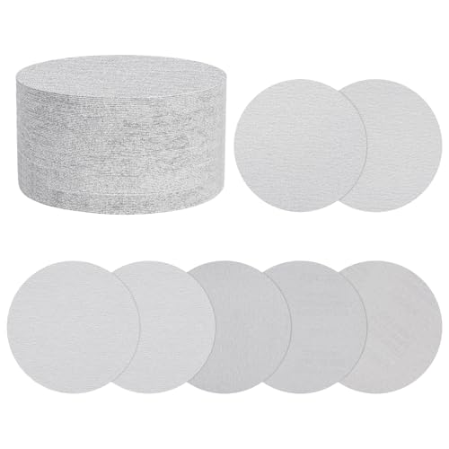 Kozelo 35 Stück Schleifscheiben 152 mm 80/120/180/240/320/400/600 Körnung Haken-und-Ose Orbital-Schleifpapier Geeignet Für Trockenbau-Schleifer Holz Metall Möbel Weiß Kozelo 35 Stück Schleifscheiben 152 mm 80/120/180/240/320/400/600 Körnung Haken-und-Ose Orbital-Schleifpapier Geeignet Für Trockenbau-Schleifer Holz Metall Möbel Weiß von Kozelo