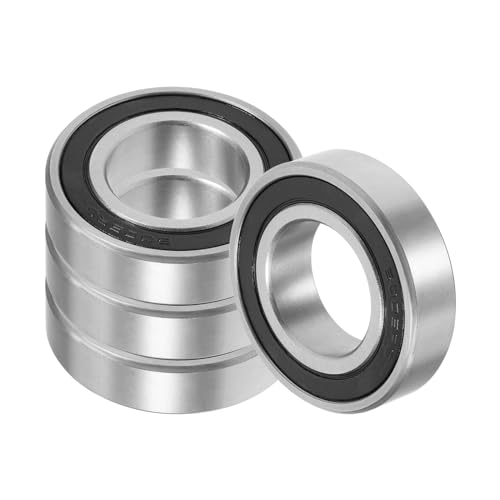 Kozelo 4 Stück 6005-2RS Kugellager - [25x47x12mm] Chromstahl Doppelt abgedichtete Rillenkugellager für Maschinenanwendungen Industrielle Ausrüstung von Kozelo