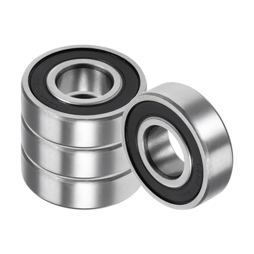 Kozelo 4 Stück 6204RS Kugellager - [20x47x14mm] Chromstahl Einseitig Geschirmte Rillenkugellager für Maschinenanwendungen Industrielle Ausrüstung von Kozelo
