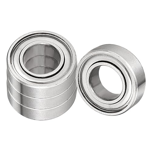 Kozelo 4 Stück 688ZZ Rillenkugellager-[8mm x 16mm x 5mm] Doppelt abgeschirmtes Lager für industrielle Geräte, Motoren, Maschinen, Edelstahl von Kozelo