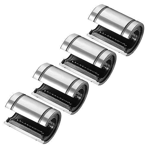 Kozelo 4 Stück LM16UUOP Linear-Kugellager, [16mm x 28mm x 37mm] Stahl-Lineargleitlager für CNC-Maschinen Verpackungsmaschinen 3D-Drucker Verwendung von Kozelo