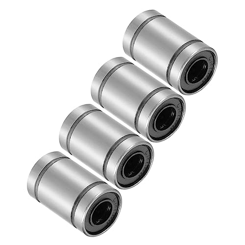 Kozelo 4 Stück LM6UU Linear-Kugellager, [6mm x 12mm x 19mm] Stahl-Lineargleitlager für CNC-Maschinen Verpackungsmaschinen 3D-Drucker Verwendung von Kozelo