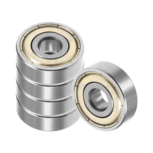 Kozelo 5 Stück 627ZZ Kugellager - [7x22x7mm] Chromstahl Doppelt abgedichtete Rillenkugellager für Maschinenanwendungen Industrielle Ausrüstung von Kozelo