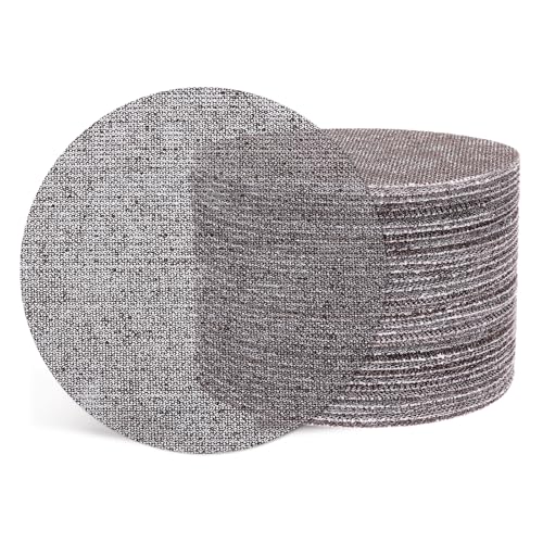 Kozelo 50 Stück Gitter-Schleifscheiben 152 mm Körnung 80 Klettverschluss Für Trockenbau-Schleifer Holz Metall Möbel Kozelo 50 Stück Gitter-Schleifscheiben 152 mm Körnung 80 Klettverschluss Für Trockenbau-Schleifer Holz Metall Möbel von Kozelo