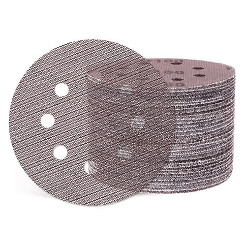 Kozelo 50 Stück Schleifscheiben 125 Mm 180 Körnung 8 Löcher Klettverschluss Orbital Schleifpapier Geeignet Für Trockenbau Schleifer Holz Metall Möbel Kozelo 50 Stück Schleifscheiben 125 Mm 180 Körnung 8 Löcher Klettverschluss Orbital Schleifpapier Geeignet Für Trockenbau Schleifer Holz Metall Möbel von Kozelo