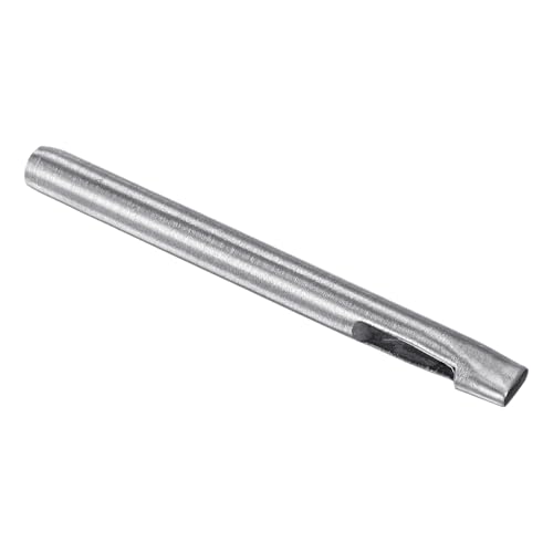 Kozelo Ovale Lederlochstanze - [3 x 8mm] 45# Stahl Flachstanzschneider Werkzeug Hohlstanze für Gürtel Lederhandwerk Tasche Kleidung Verwendung, 100mm / 4" lang von Kozelo