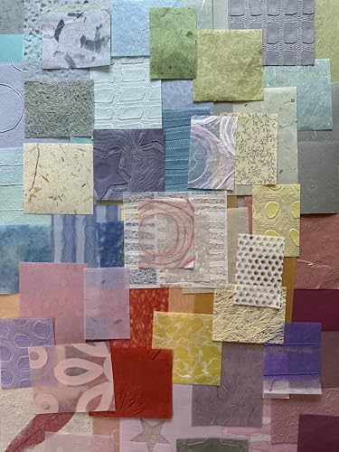 Kozo Studio Mulberry Paper Scrap Pack Spring Pastel Edition (100 einzigartige Stücke) | Premium Dekorpapier für Scrapbooking, Kartenherstellung, Collage, Mixed Media Handwerk und DIY-Projekte von Kozo Studio