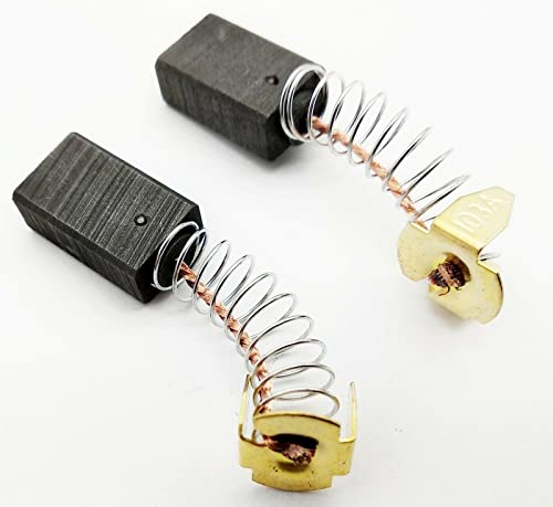 1 Paar Kraftfeld Motorkohlen für AEG BBS 100, BBSE 100, HBS 100, HBSE 100 Kohle Bürsten ca Maße: 6,2 x 9,5 x 15,5mm von Kraftfeld