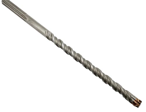 400 mm x Ø 12-40 mm Kraftfeld SDS MAX Kreuzschneide HM Quadro X Bohrer Doppelwendel Hammerbohrer Steinbohrer Betonbohrer (400x22mm) von Kraftfeld