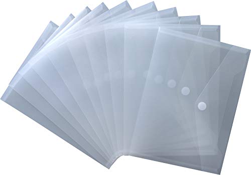 Dokumententaschen 40902-04 Sammelmappen Sichttaschen A5 quer transparent natur- Dokumentenmappe mit Klappe und Klettverschluss, NEUTRAL - 10 Stück Dokumententaschen 40902-04 Sammelmappen Sichttaschen A5 quer transparent natur- Dokumentenmappe mit Klappe und Klettverschluss, NEUTRAL - 10 Stück von Kranholdt