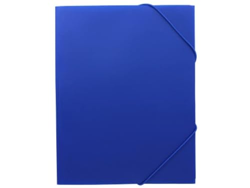 Nachhaltiger Eckspanner A4 aus Post-Consumer-Recycling PP - 1 Stück (Blau) von Kranholdt