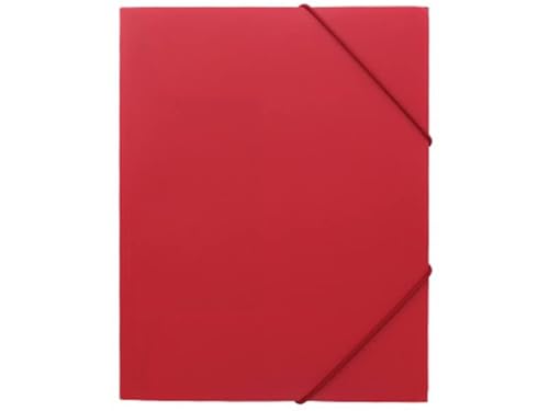 Nachhaltiger Eckspanner A4 aus Post-Consumer-Recycling PP - 1 Stück (Rot) von Kranholdt