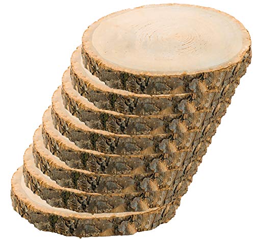 8 x Holzscheibe Baumscheiben-Set, Deko Hochzeit, 24 cm Tisch-Deko Lifestyle 8 x Holzscheibe Baumscheiben-Set, Deko Hochzeit, 24 cm Tisch-Deko Lifestyle von Krause & Sohn
