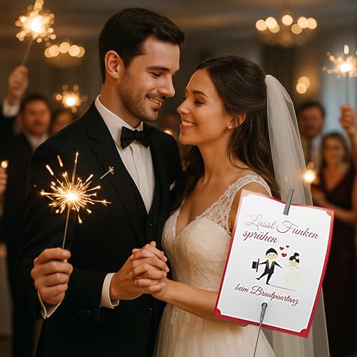 Brautpaartanz Set Brautpaar: 40 Karten + 40 Wunderkerzen Hochzeit Eröffnungstanz Brautpaartanz Set Brautpaar: 40 Karten + 40 Wunderkerzen Hochzeit Eröffnungstanz von Krause & Sohn