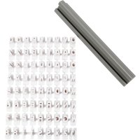 Textur Stempel-Set "Buchstaben & Zahlen" von creativ company
