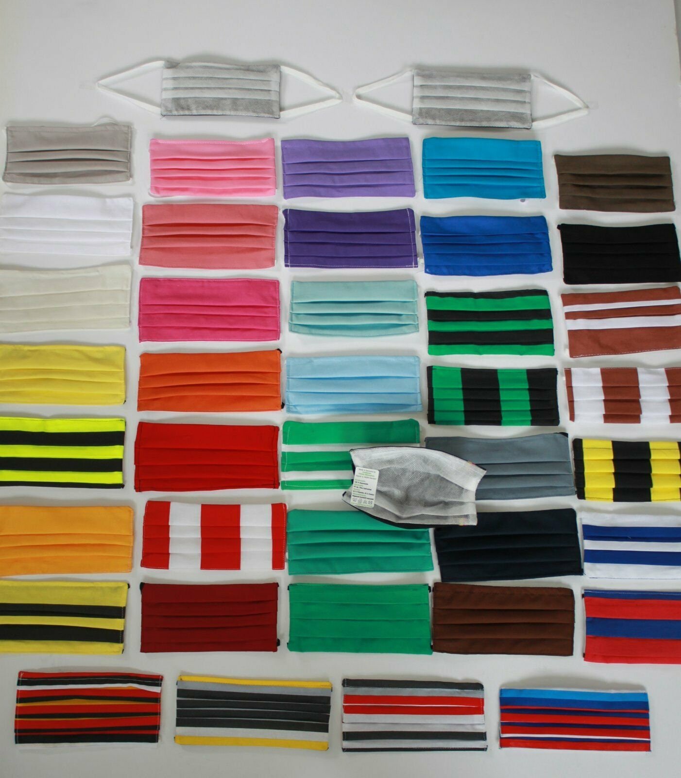 200x Behelfsmasken Gesichtsmasken Masken Baumwolle Waschbar Mit Innenvlies - Konvolut 200x Behelfsmasken Gesichtsmasken Masken Baumwolle Waschbar Mit Innenvlies - Konvolut von Kreativhaeuschen