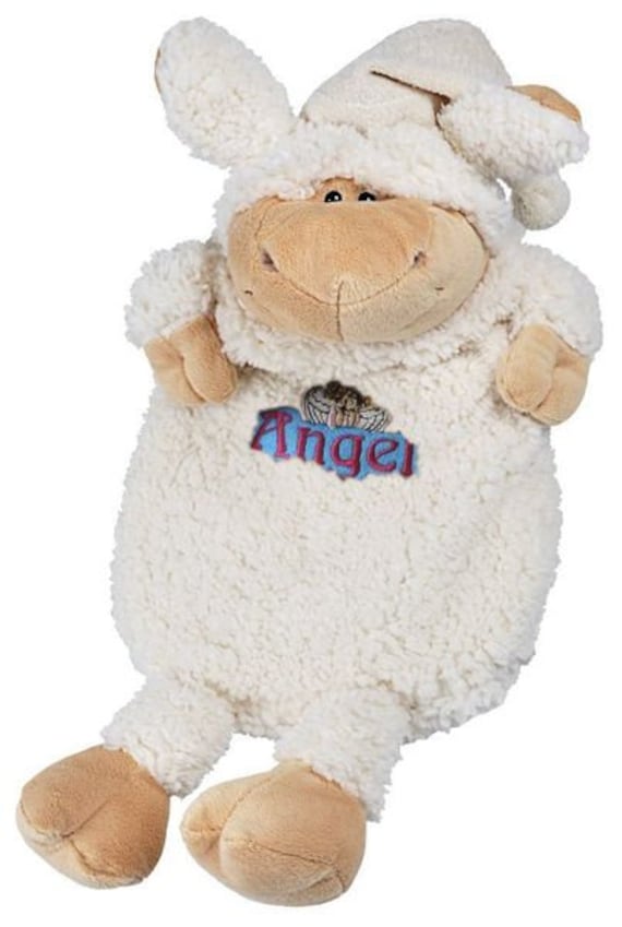 Wärmflasche Mit Stick Angel Wollschäfchen Wärmflasche Mit Stick Angel Wollschäfchen von Kreativhaeuschen
