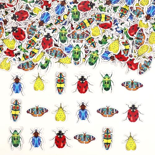200 Stück Insekten-Partyzubehör, Insekten-Konfetti, Insekten-Partydekorationen, Insekten-Geburtstagsparty-Dekorationen, Insektenausschnitte mit Insekten, Schmetterlingen 200 Stück Insekten-Partyzubehör, Insekten-Konfetti, Insekten-Partydekorationen, Insekten-Geburtstagsparty-Dekorationen, Insektenausschnitte mit Insekten, Schmetterlingen von Kreatwow