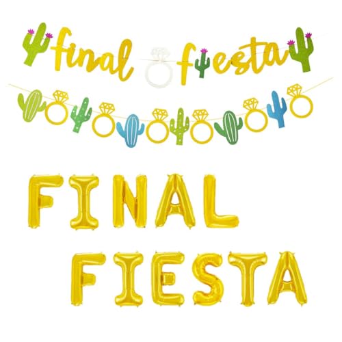 Kreatwow Finale Fiesta Bachelorette Party Dekorationen Lieferungen Mexiko Bachelorette Bridal Shower Finale Fiesta Ballons Banner Kaktus Ballon für Bachelorette Hen Party Kreatwow Finale Fiesta Bachelorette Party Dekorationen Lieferungen Mexiko Bachelorette Bridal Shower Finale Fiesta Ballons Banner Kaktus Ballon für Bachelorette Hen Party von Kreatwow