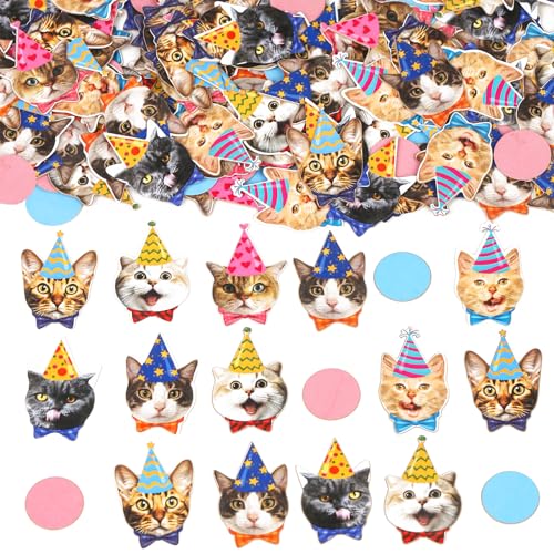 Kreatwow Katzen Konfetti für Cat Party Katzen Geburtstag Dekorationen Cat Table Deko Miau Geburtstag Lets Pawty Dekor Katze Papierstreu für Haustier Birthday Kreatwow Katzen Konfetti für Cat Party Katzen Geburtstag Dekorationen Cat Table Deko Miau Geburtstag Lets Pawty Dekor Katze Papierstreu für Haustier Birthday von Kreatwow