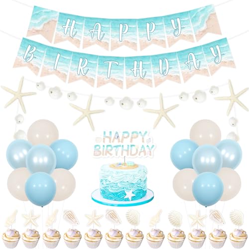 Kreatwow Strandmuschel Geburtstag Party Dekorationen Muschel Happy Birthday Banner Girlande Kuchen Topper Sommer Meer Ozean Geburtstag Dekorationen Meer Surf Nautische Küste Meerjungfrau Geburtstag Kreatwow Strandmuschel Geburtstag Party Dekorationen Muschel Happy Birthday Banner Girlande Kuchen Topper Sommer Meer Ozean Geburtstag Dekorationen Meer Surf Nautische Küste Meerjungfrau Geburtstag von Kreatwow